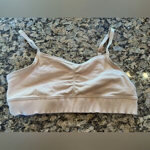 Organic Cotton Pull On Bra with Adjustable Straps
